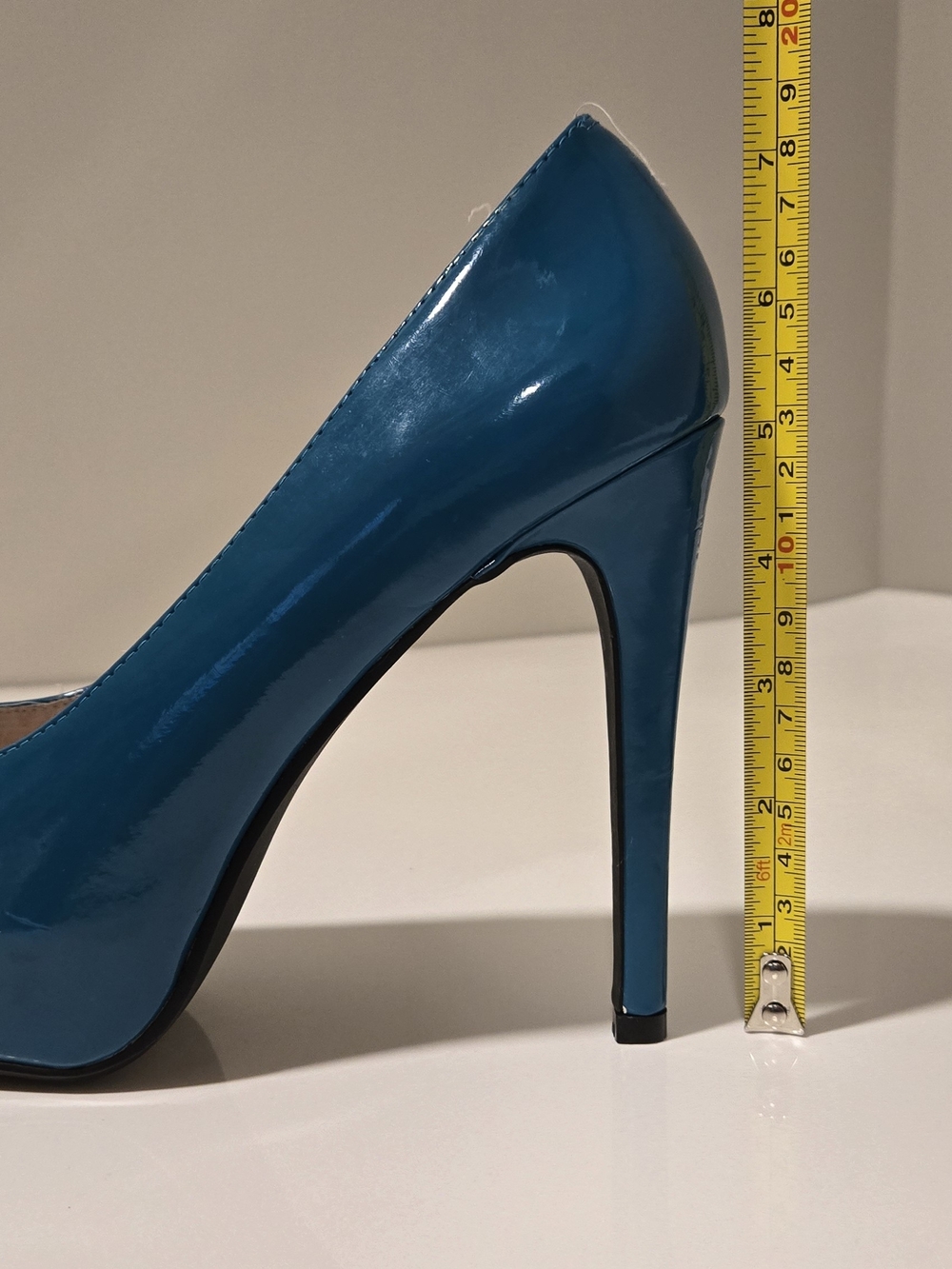 Chinese Laundry "Whistle" Teal Patent Platform Pumps - Picture 13 of 13